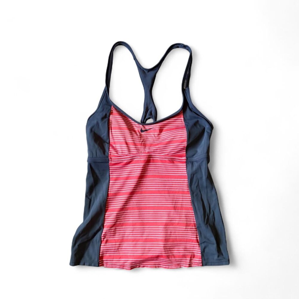 Nike Women's Grey and Pink Vest